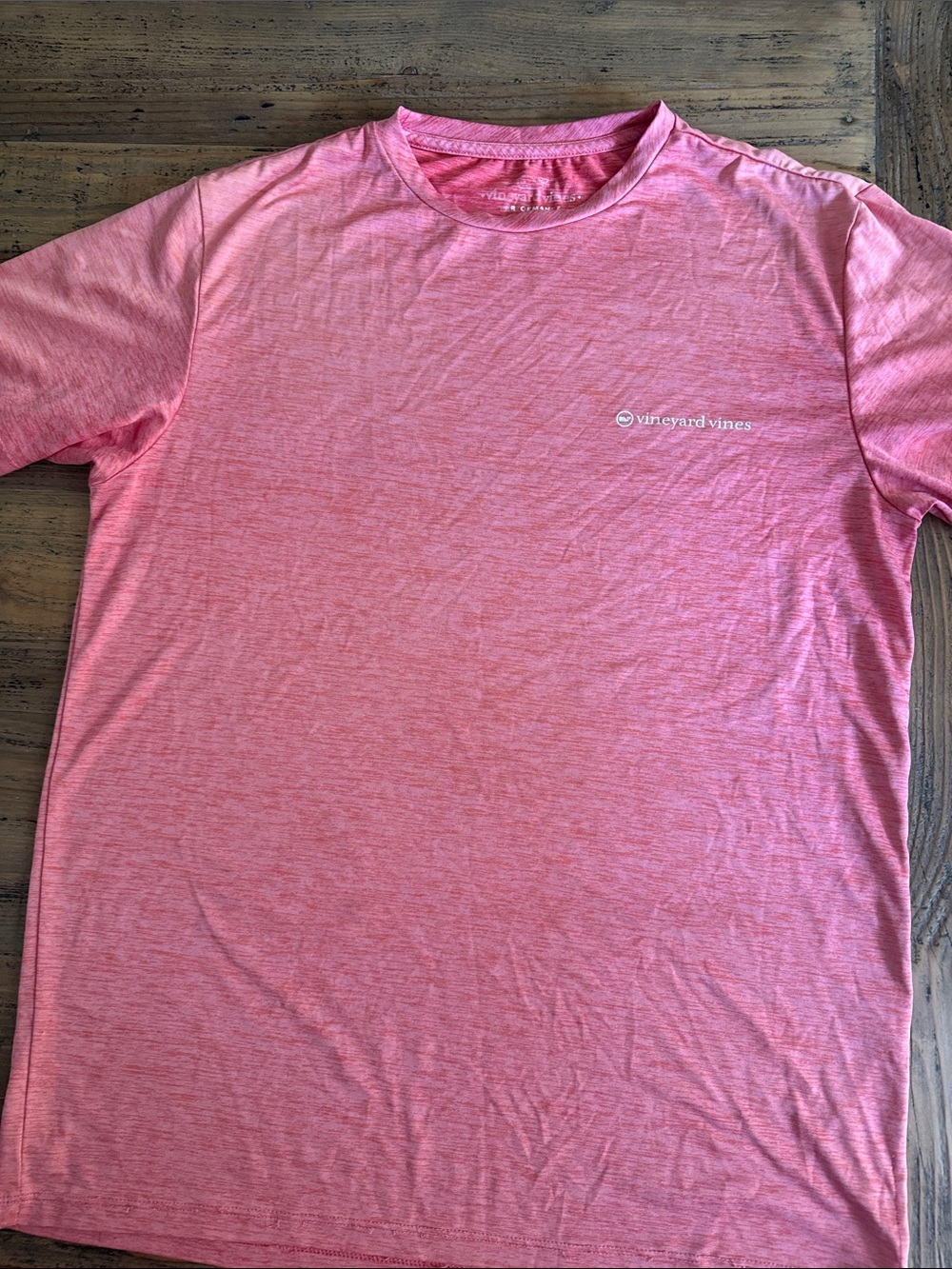 Vineyard Vines Men’s Heather Pink Short Sleeve Tee
